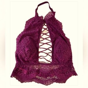 La SENZA Deep Purple Lace Bralette